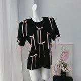 2025 Summer New Long Tud Short-Sleeved T-Shirt Women's Leisure Loose Cotton Tops In Wind HZ1208