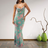 Women's Dress 2025 Sexy Back-Up-Back-Up-Back-Up-Body-To-Handled Sling Dress Fashion Dress HZ1208