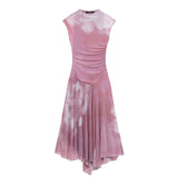 Z2025 Spring And Summer New Women's Fashion Sexy Hottie Net Sleeveless Dress 5039311 HZ1208