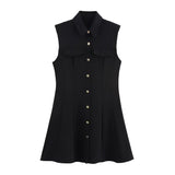 Spring New With Shoulderless Sleeveless Skinny Dress 2157026 HZ1208