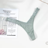 Heart-Shaped Water Drill English Letter Loose With Sexy Trousers T Trousers Comfortable Ice Silk Thongs Ladies Trousers HZ1208