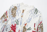2025 Women's Long Embroidery Loose Shirt 8213 HZ1208