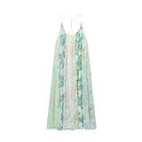 Summer New Flower Print Splicing Dress 2826127710 HZ1208