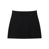 Autumn New Large Buckle Knitted Coat 5536166 Miniskirt 5536167 HZ1208