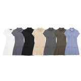 Spring New Wide-Folding Collar Short Fashion Dress 8342303 HZ1208