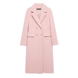 Autumn New Blended Double-Dbutled Long Coat 9231756 HZ1208