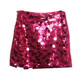 Real Shooting Heavy Industry Glitter Bling Bling Dress Babes Night Shop High-Waisted Ass A Short Skirt 1029 HZ1208