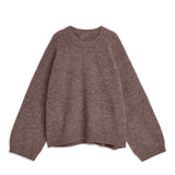 Lazy Soft-Gried Gray Sweater Woman 2025 Autumn And Winter Loose Thick Sheep Velvet Collar Knitted Shirt HZ1208