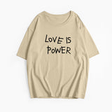 Hot Sale Of Retro Simple Text Printed T-Shirts In The Summer Free-Round Collar Pure Cotton Short Sleeves HZ1208