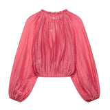 Summer New Wrinkles Effect Short Coat 5029084645 Skirt 5029085645 HZ1208