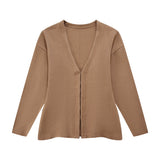 Spring 2025 New Loose Sleeve Knitted Coat 5536160 Knitted Mini Dress 5536161 Set HZ1208