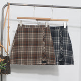 A Large Number Of Hairy Skirt Women Autumn And Winter Tlings Irregular High-Waisted A Short Skirt 8923 HZ1208