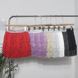 Shiny Tassel Dress Girl Autumn Design Small Babes Dance Irregular A Short Skirt 9039 HZ1208